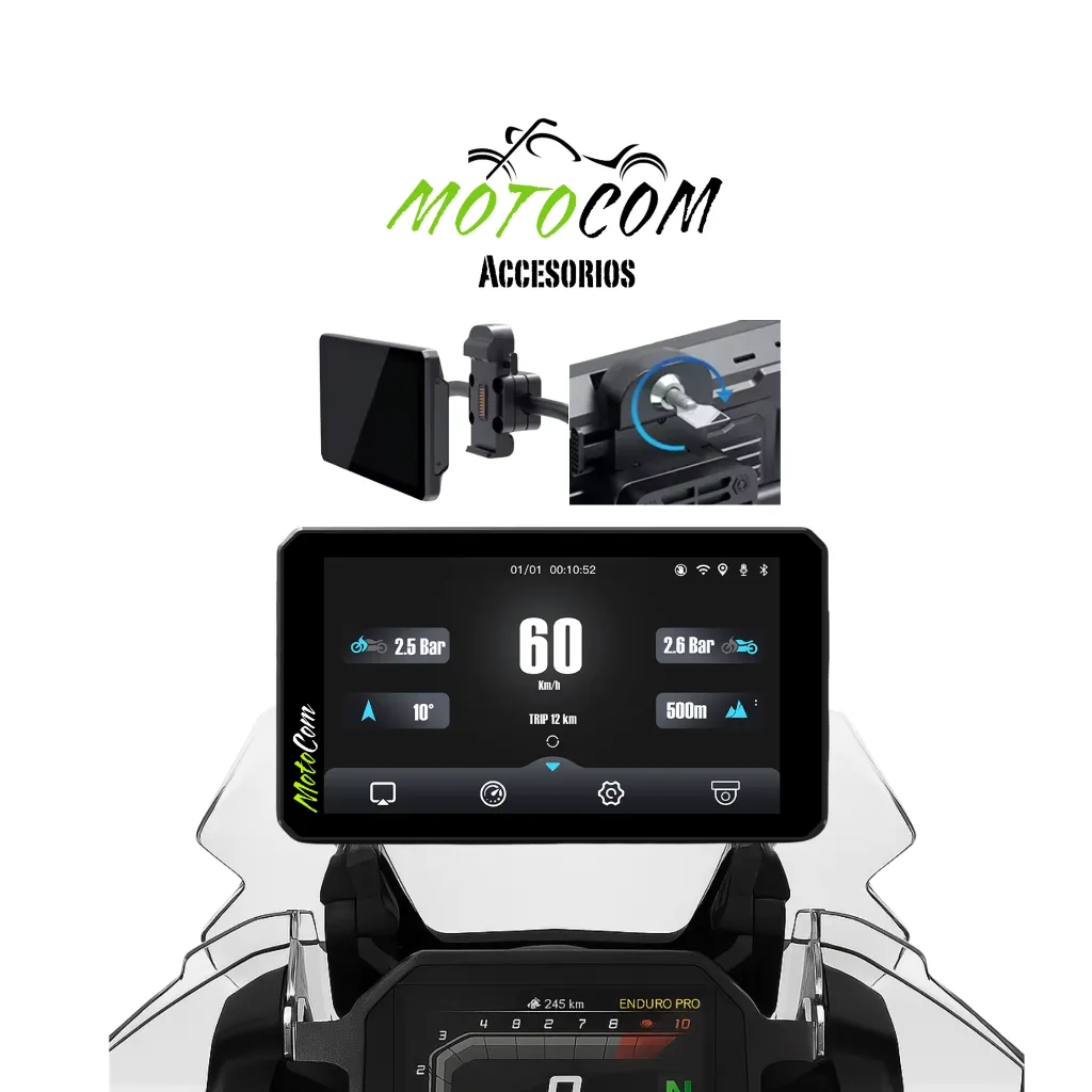 [MC-CPRO] Pantalla CarPlay MotoCom Pro