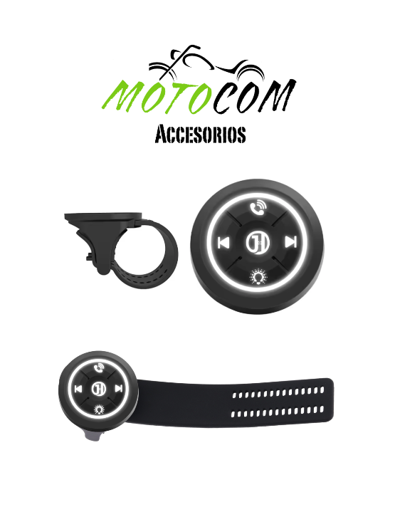 [MB1R] Boton Multimedia Impermeable Recargable