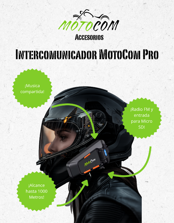 [COM-PRO] Intercomunicador MotoCom Pro Mesh